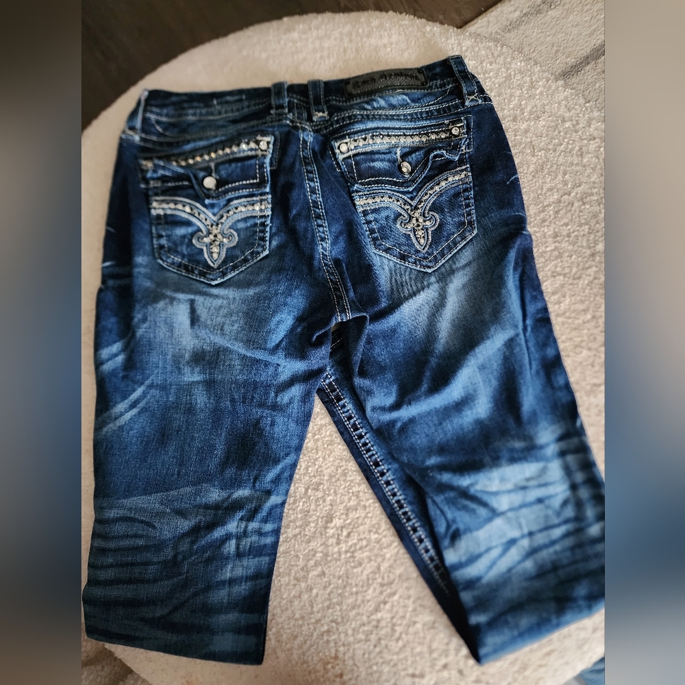 *sold* Womens Rock Revival Flo easy skinny Jean 31